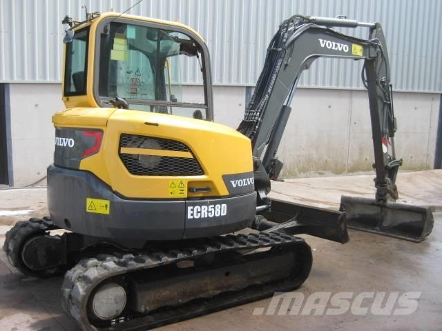 Volvo ECR 58 D 소형 굴삭기 7톤 미만