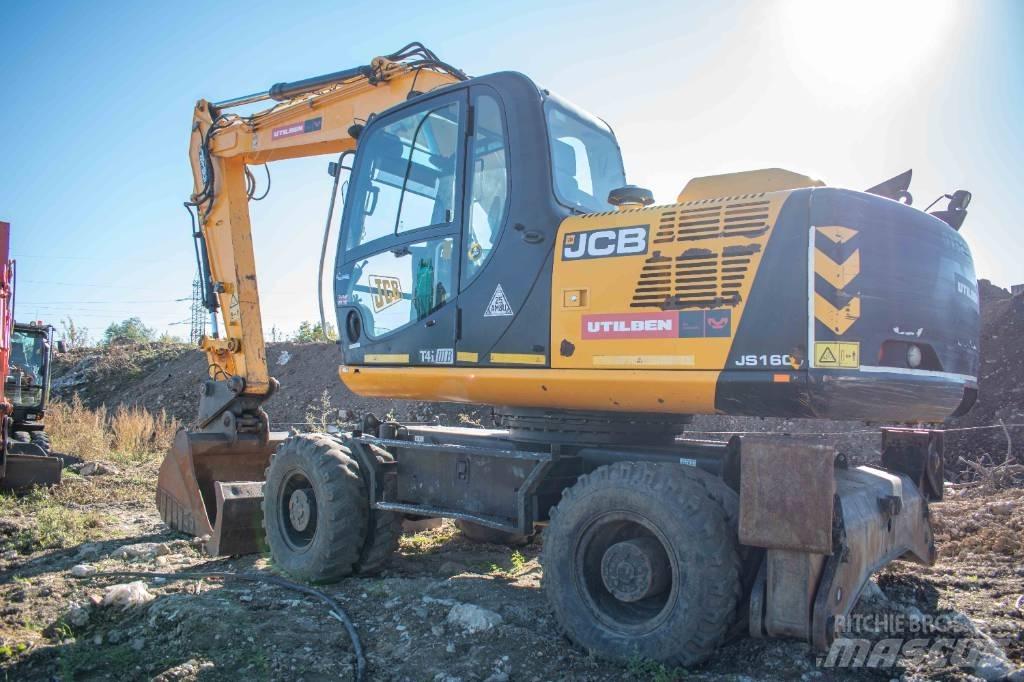 JCB JS160W  휠 굴삭기