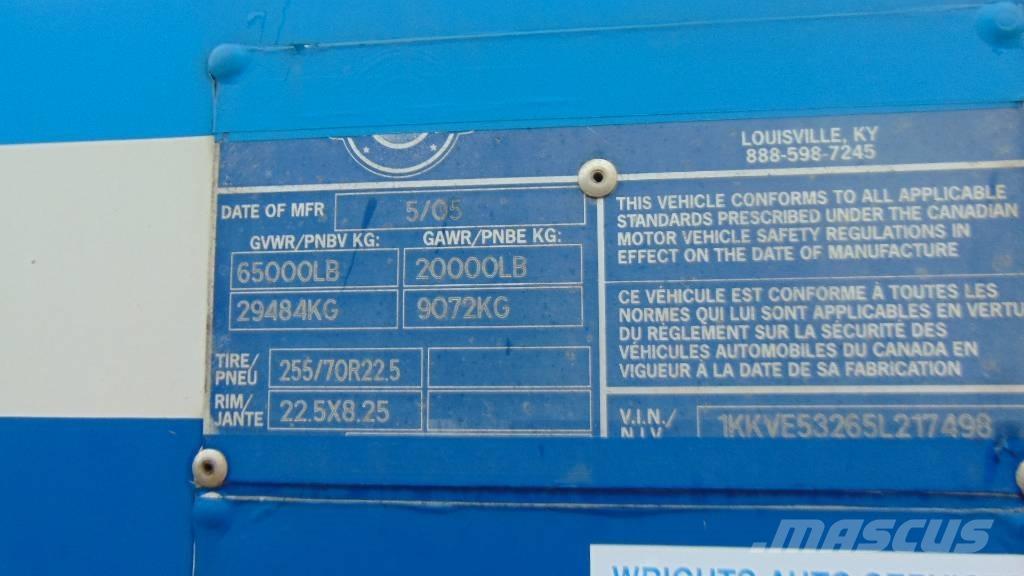  Kentucky Trailer 박스 바디 트레일러