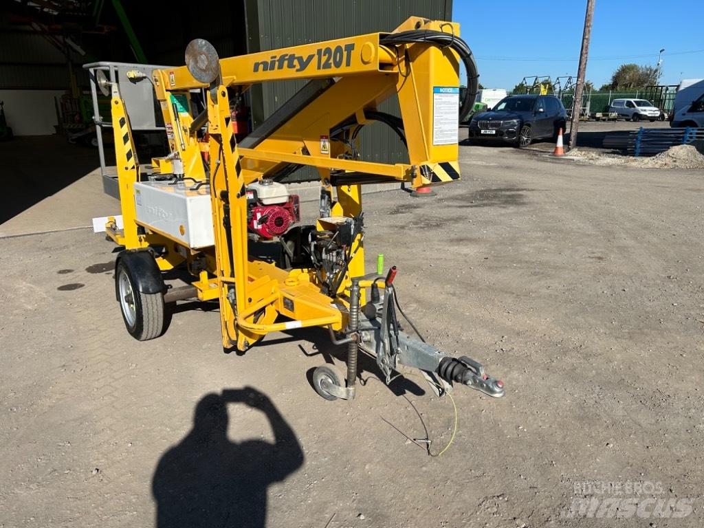Niftylift 120TPE 트레일러 탑재 고소작업대