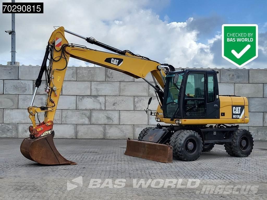CAT M313 D  휠 굴삭기