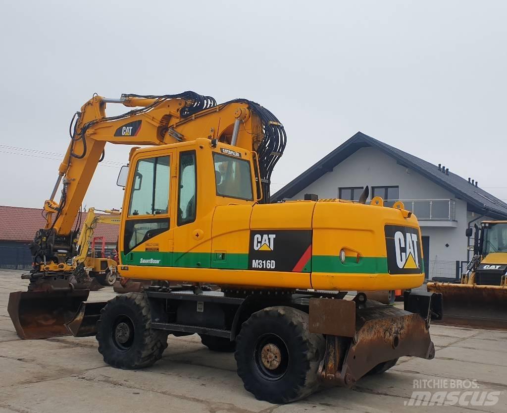 CAT M 316 D  휠 굴삭기
