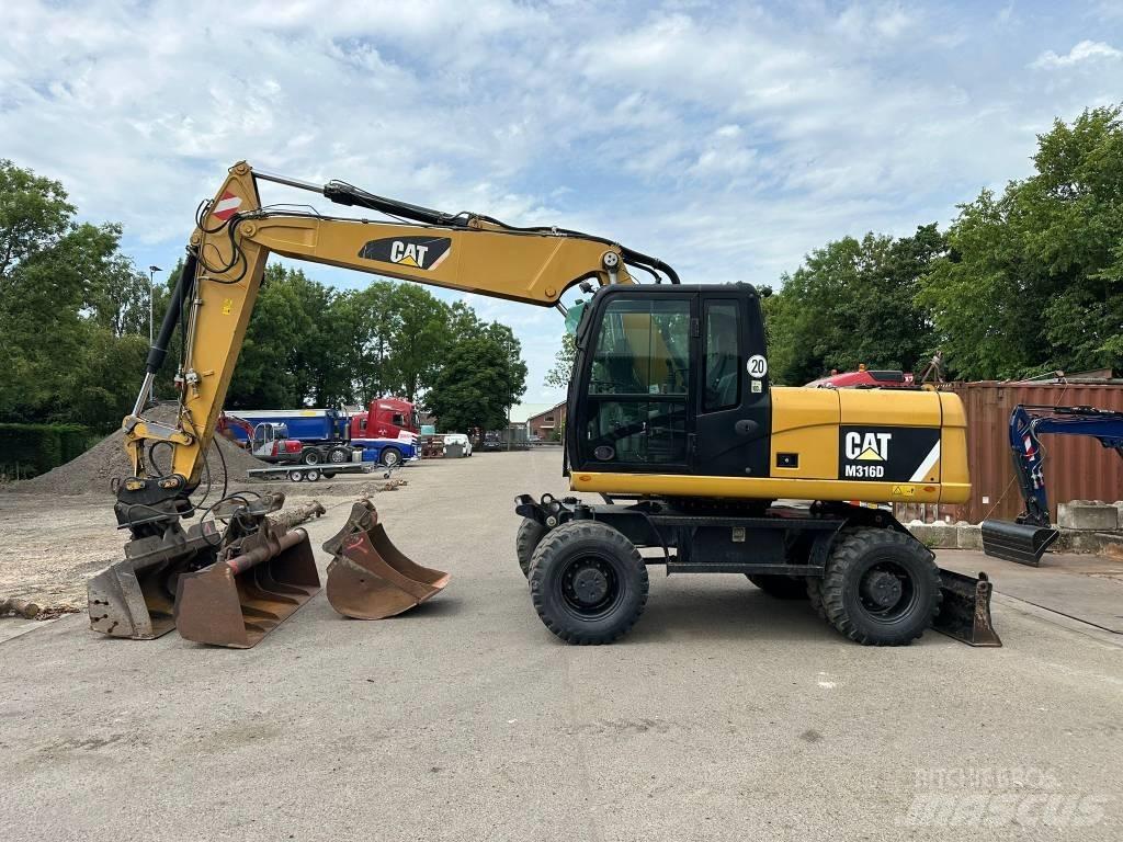 CAT M 316 D  휠 굴삭기