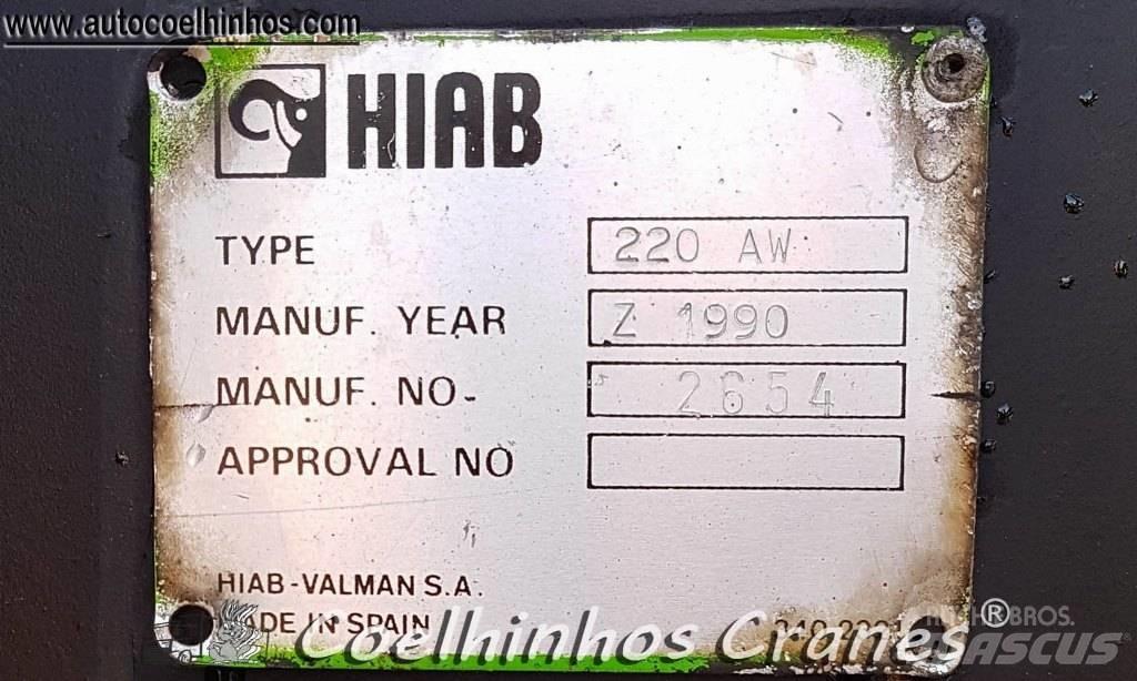 Hiab 220 AW 로더 크레인