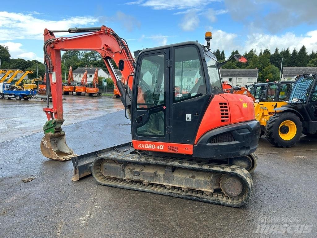 Kubota KX080-4 중형굴삭기 7톤-28톤