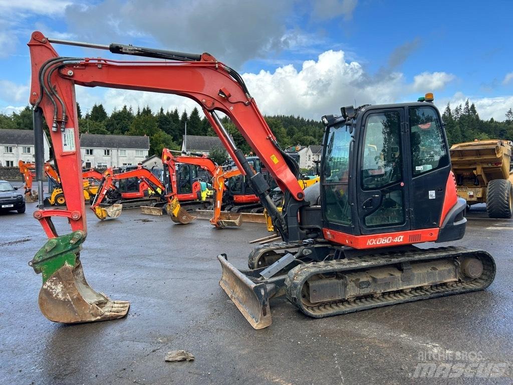 Kubota KX080-4 중형굴삭기 7톤-28톤
