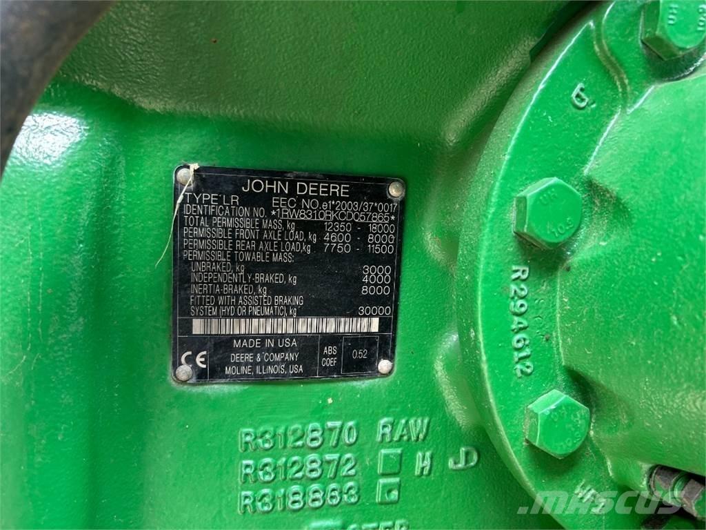 John Deere 8310R 트랙터