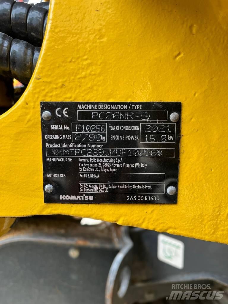 Komatsu PC26MR-5 소형 굴삭기 7톤 미만