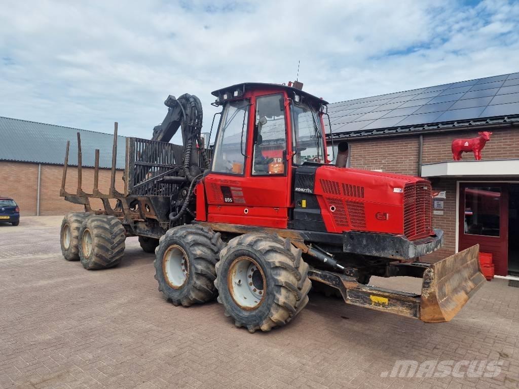 Komatsu 855 원목 포워더