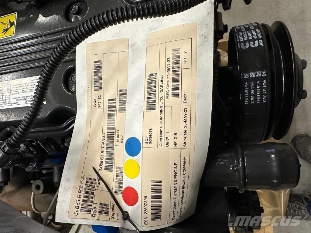 Cummins B6.7 FR95272 농기계 - 기타