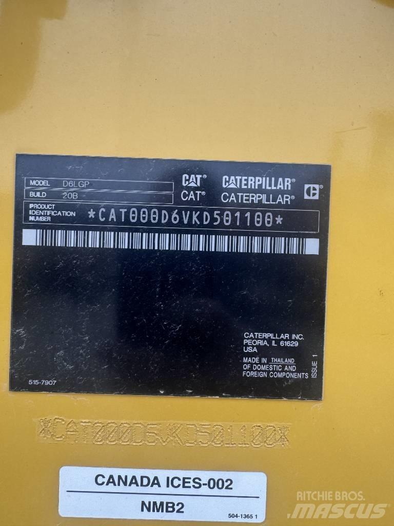 CAT D6 LGP 크롤러 도저