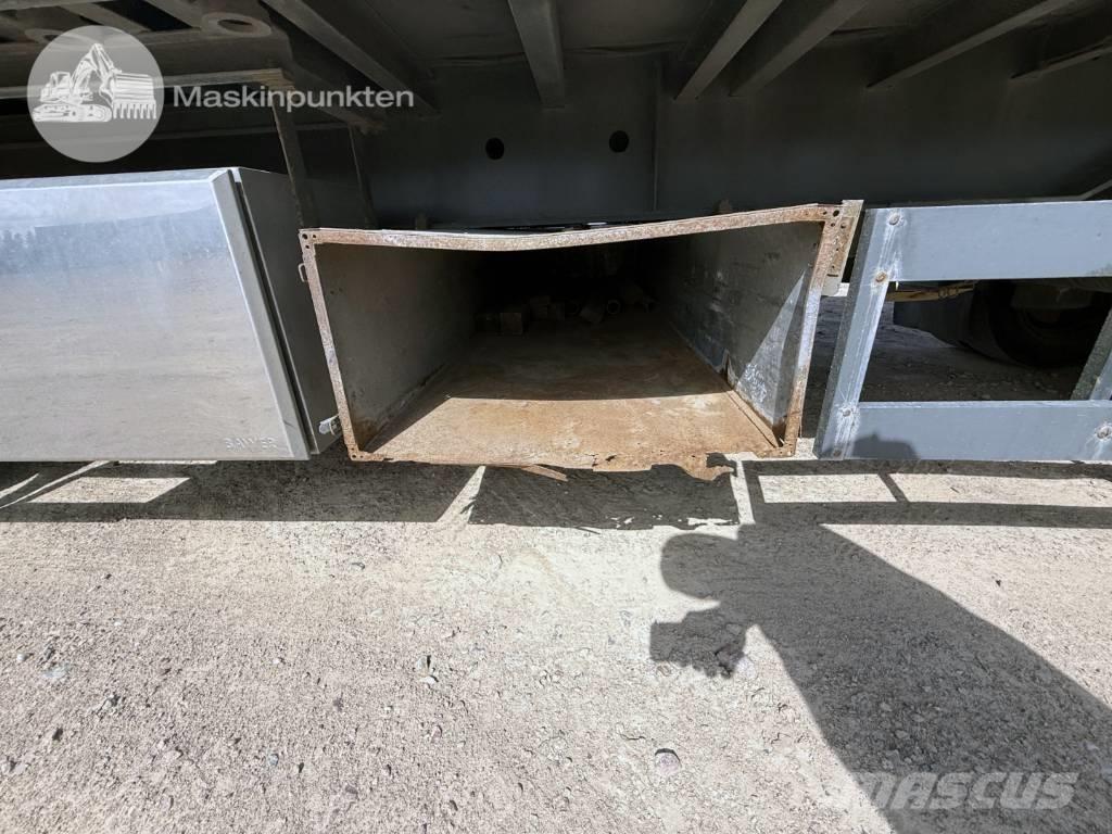 Meusburger MPA-4 플랫베드/드롭사이드 트레일러