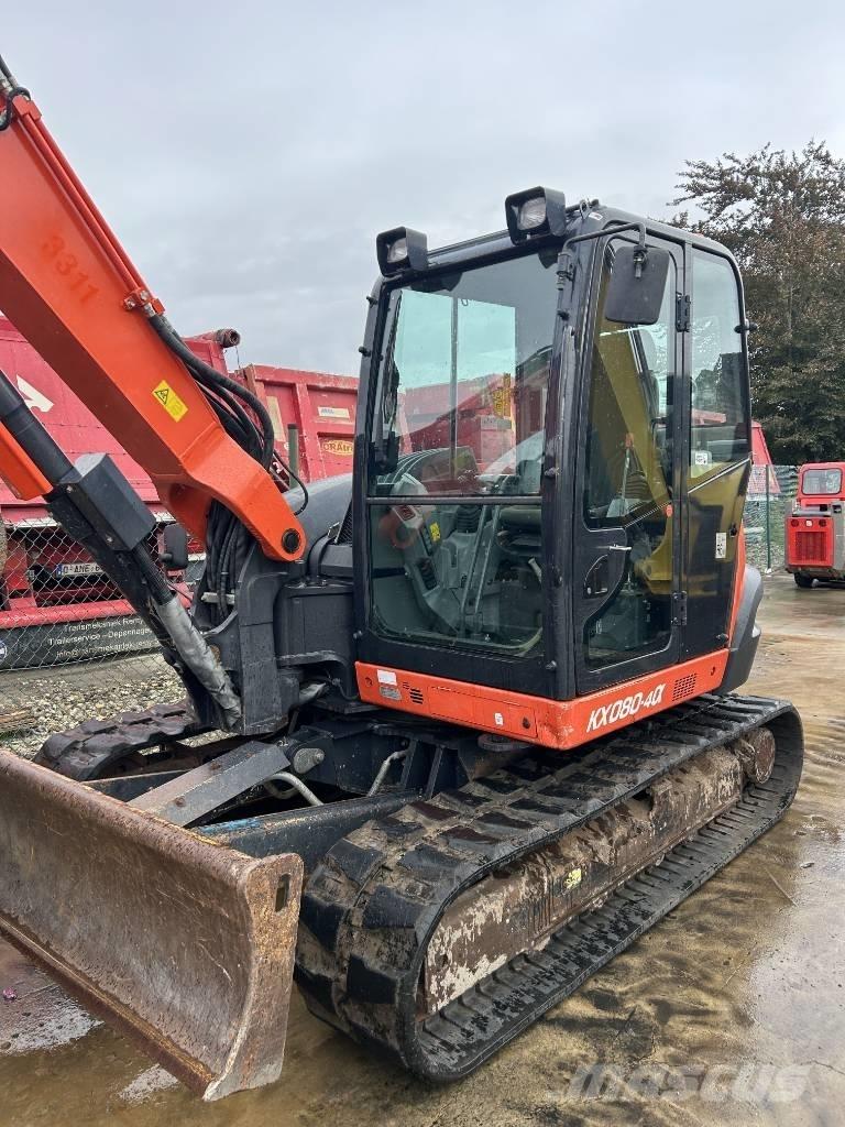 Kubota KX 080-4 중형굴삭기 7톤-28톤