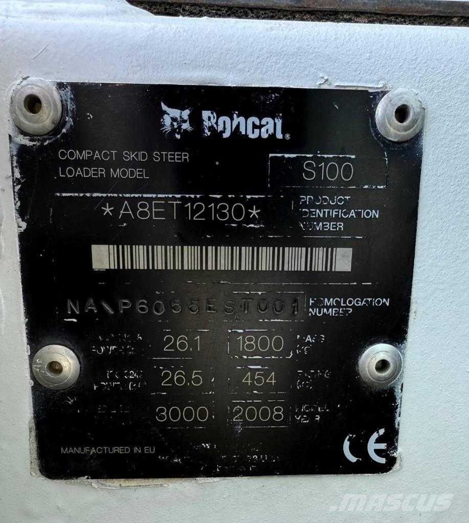 Bobcat S 100  스키드로더