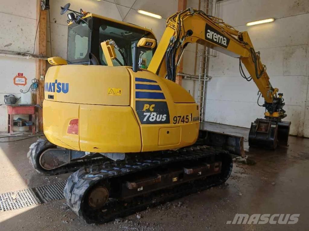Komatsu PC78US-10 중형굴삭기 7톤-28톤