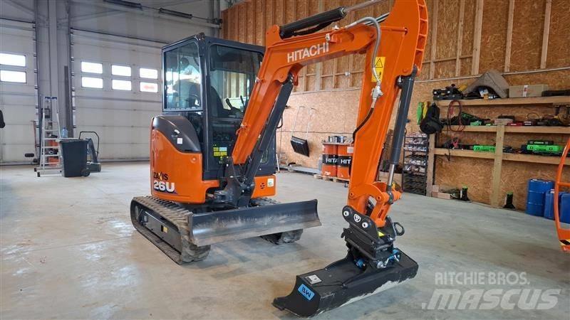 Hitachi ZX 26 U-6 소형 굴삭기 7톤 미만