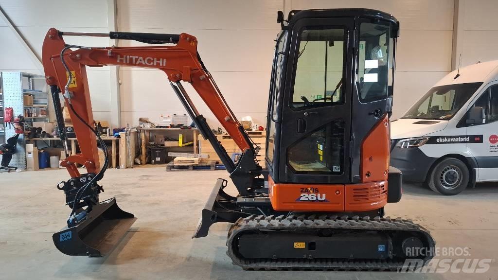 Hitachi ZX 26 U-6 소형 굴삭기 7톤 미만