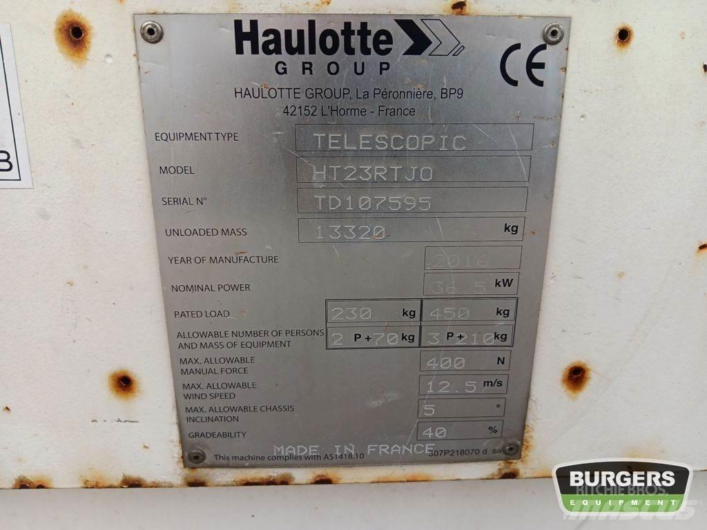 Haulotte HT23RTJO 견인식 전동이동 리프트