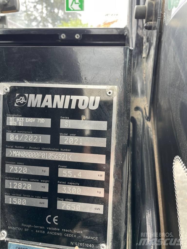 Manitou MT 933 Easy 텔러 핸들러