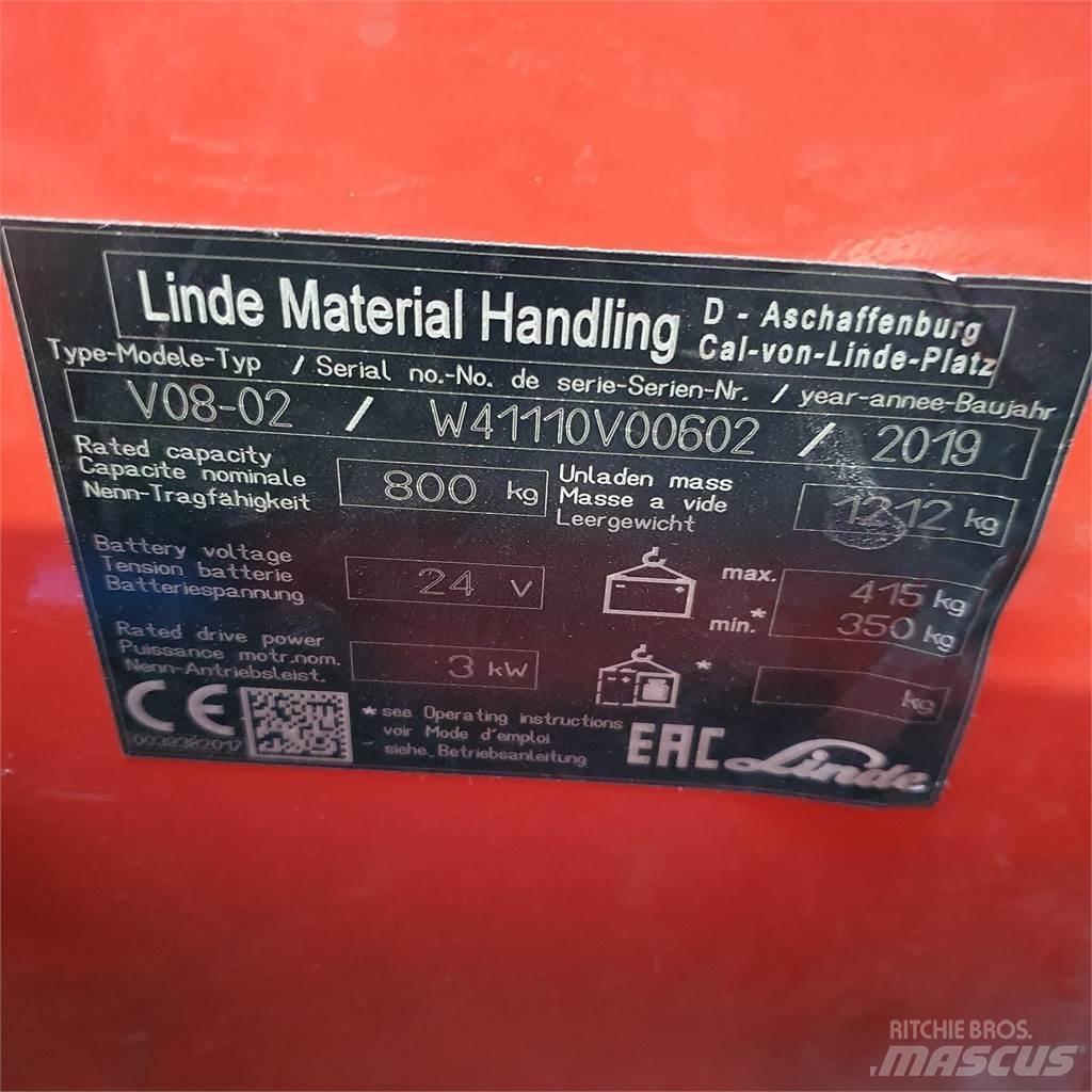 Linde V08-02 미디엄 리프트 오더 피커