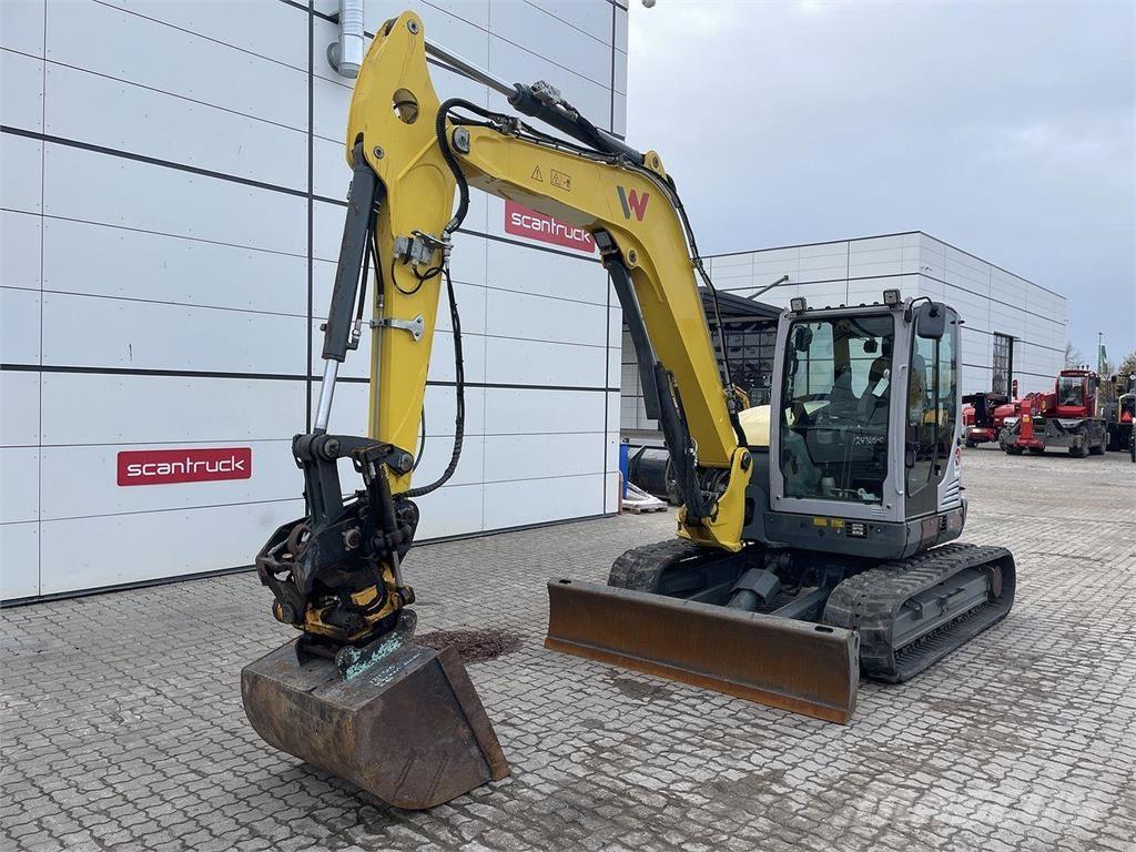 Wacker Neuson EZ80  휠 굴삭기