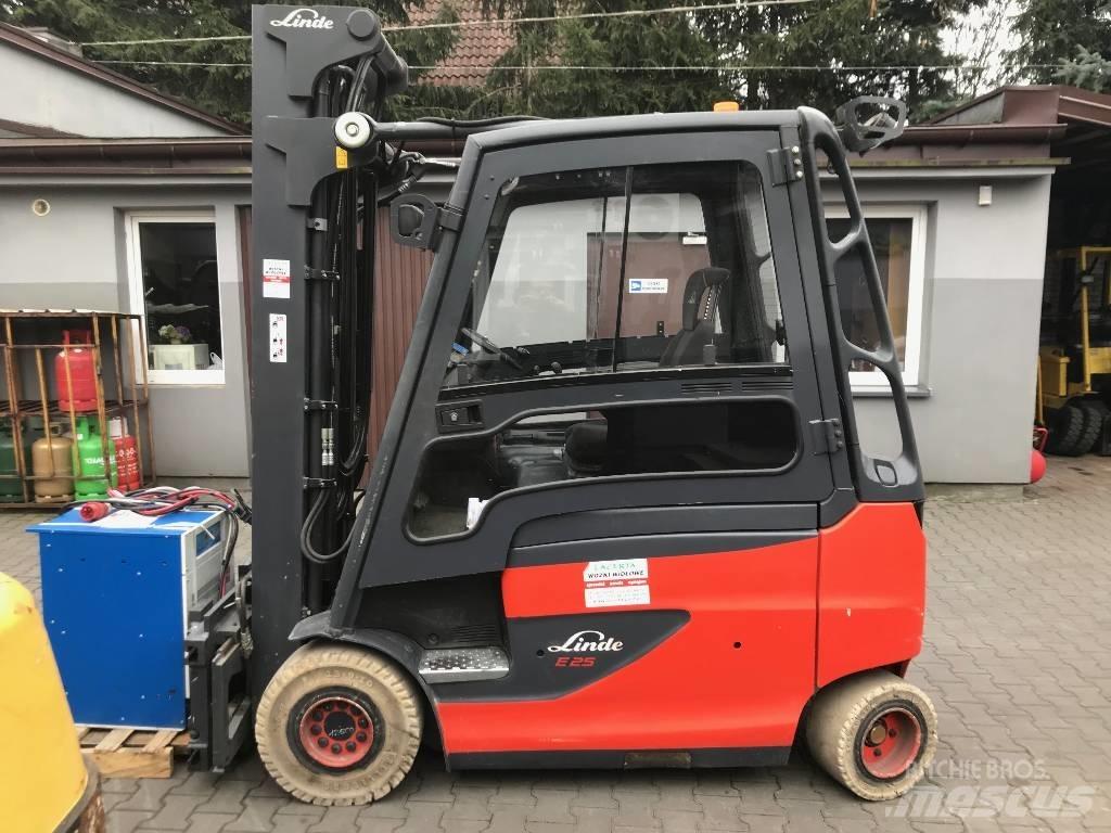 Linde E25H-01/600 전동 지게차