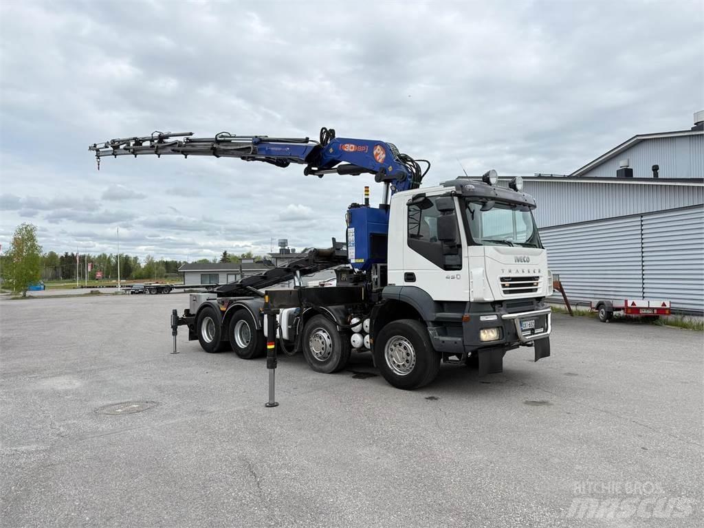 Iveco 410T45 8x4 크레인 트럭