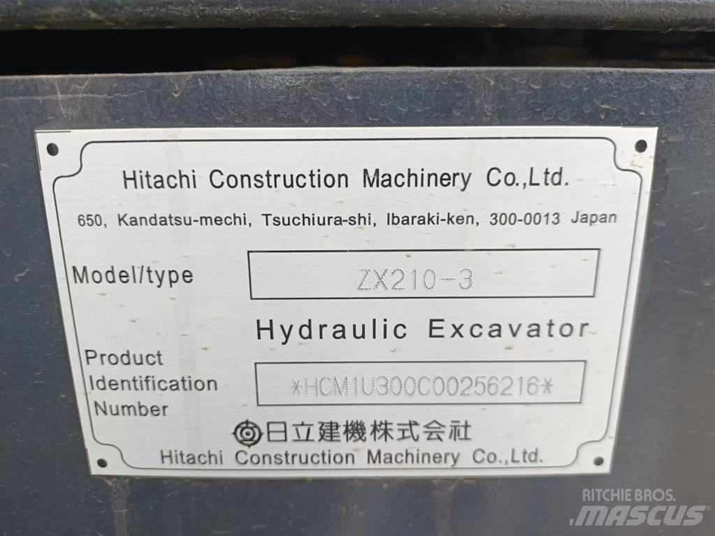 Hitachi ZX210 대형 굴삭기 29톤 이상