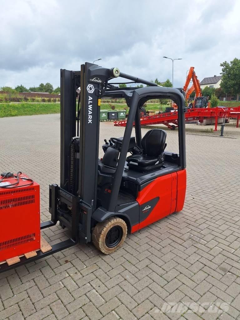 Linde E16 전동 지게차