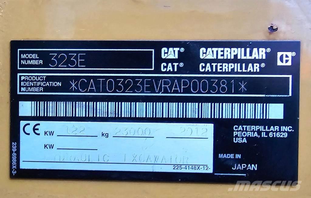 CAT 323 EL 대형 굴삭기 29톤 이상