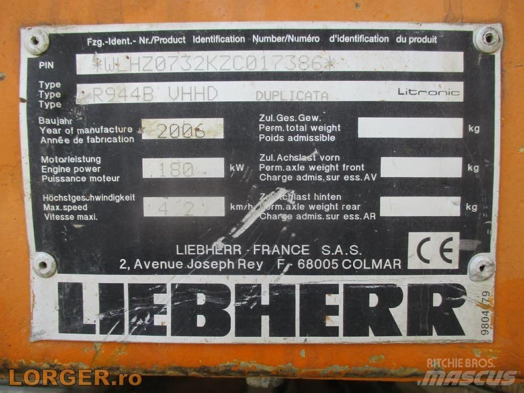 Liebherr R 944B VHHD 파쇄용 굴삭기