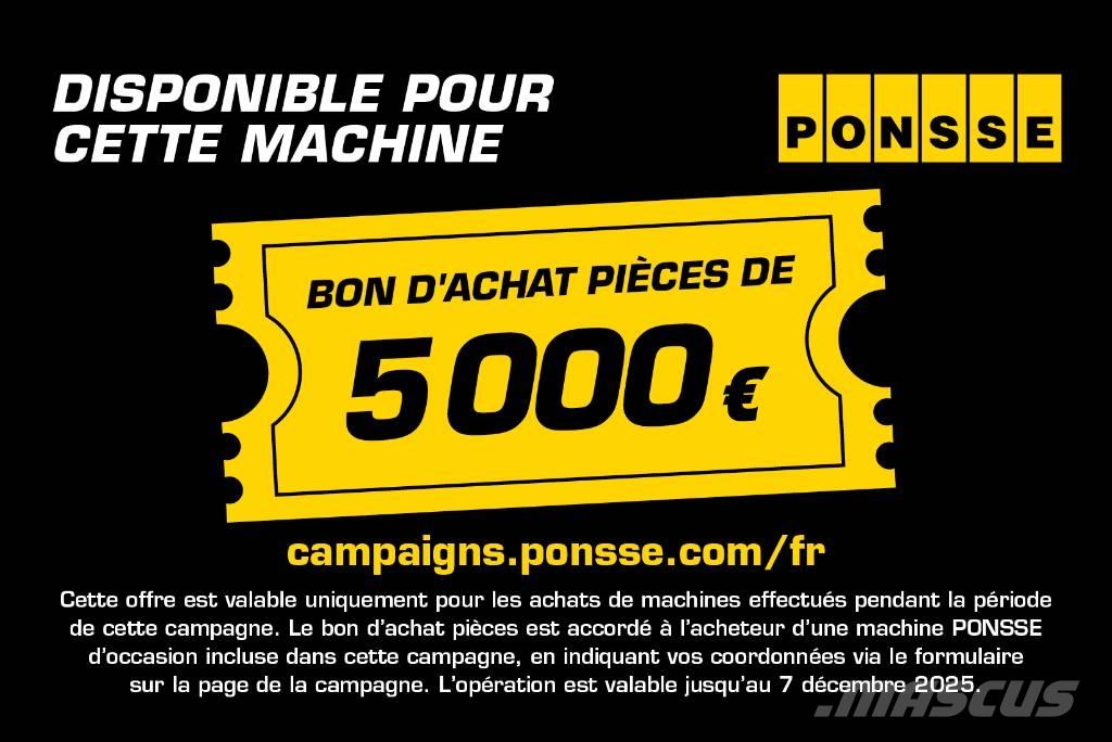 Ponsse Ergo 8W 원목 하베스터