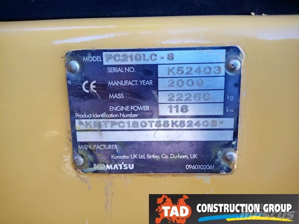 Komatsu PC210LC-8 대형 굴삭기 29톤 이상
