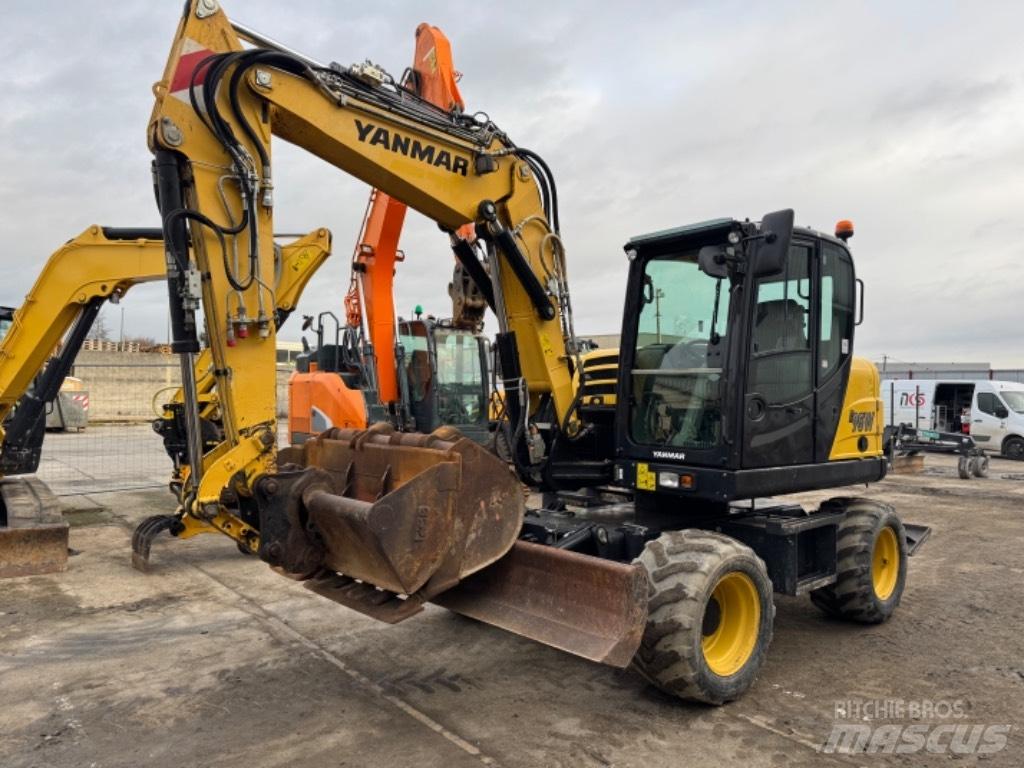 Yanmar B95W (40667)  휠 굴삭기