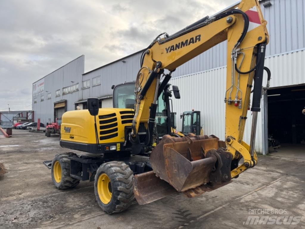 Yanmar B95W (40667)  휠 굴삭기