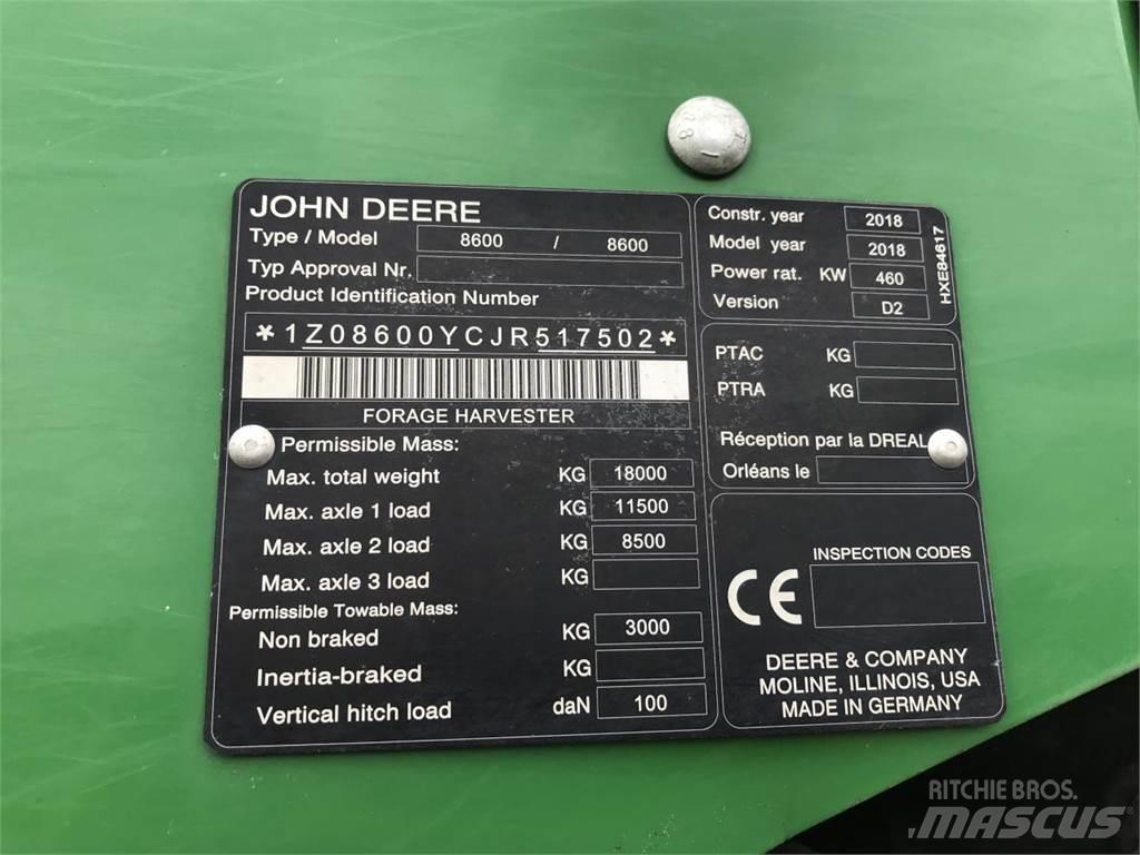 John Deere 8600 자동 초지기계