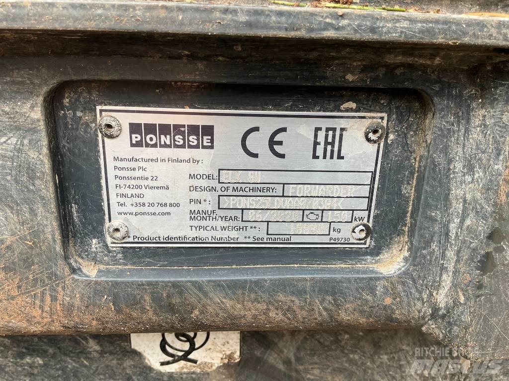 Ponsse ELK 8W 원목 포워더