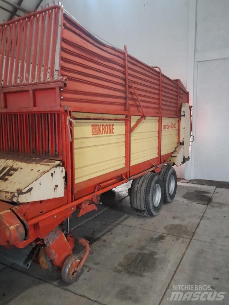 Krone Turbo 5000 자동 적재 트레일러