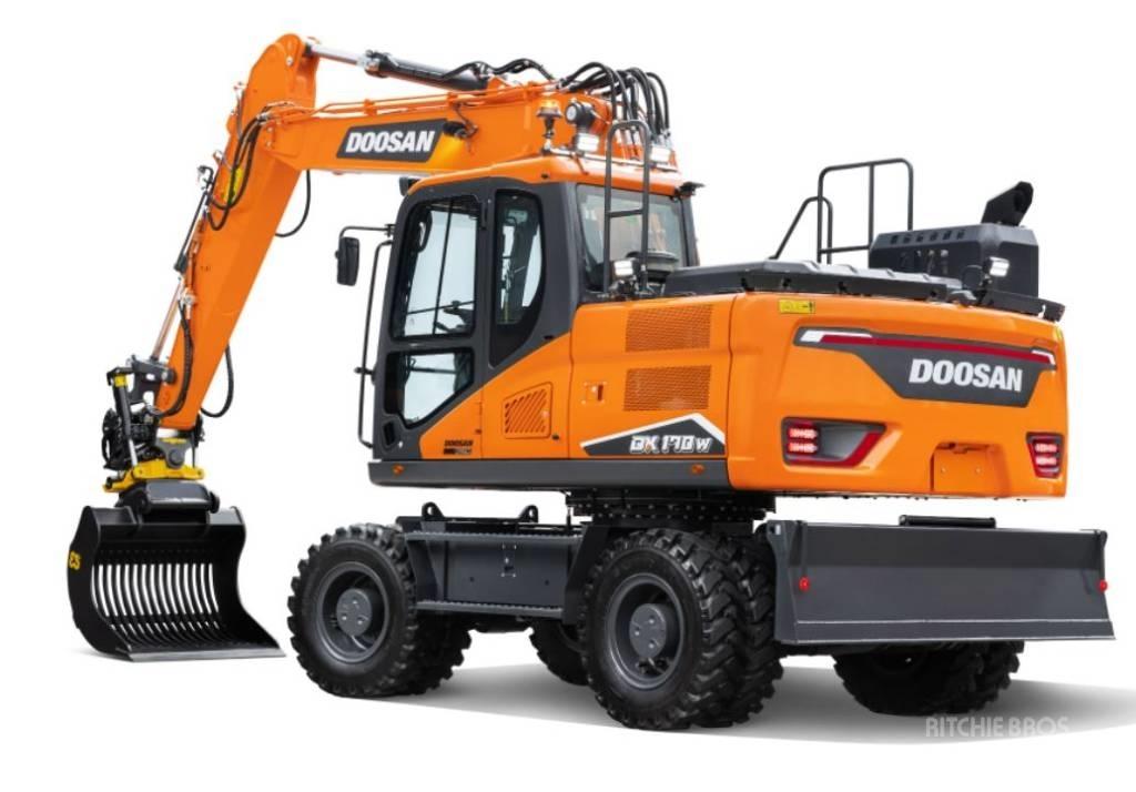 Develon DX170W-7  휠 굴삭기