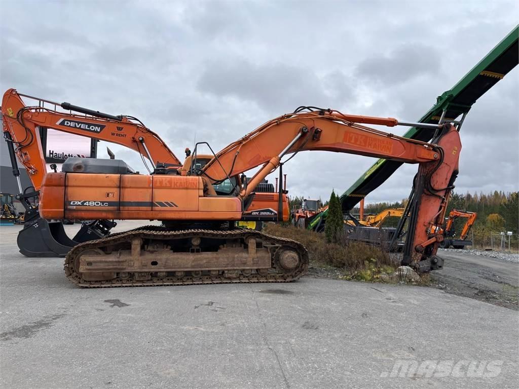 Doosan DX480LC 대형 굴삭기 29톤 이상