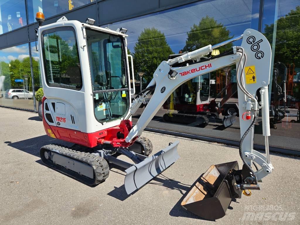 Takeuchi tb216 소형 굴삭기 7톤 미만