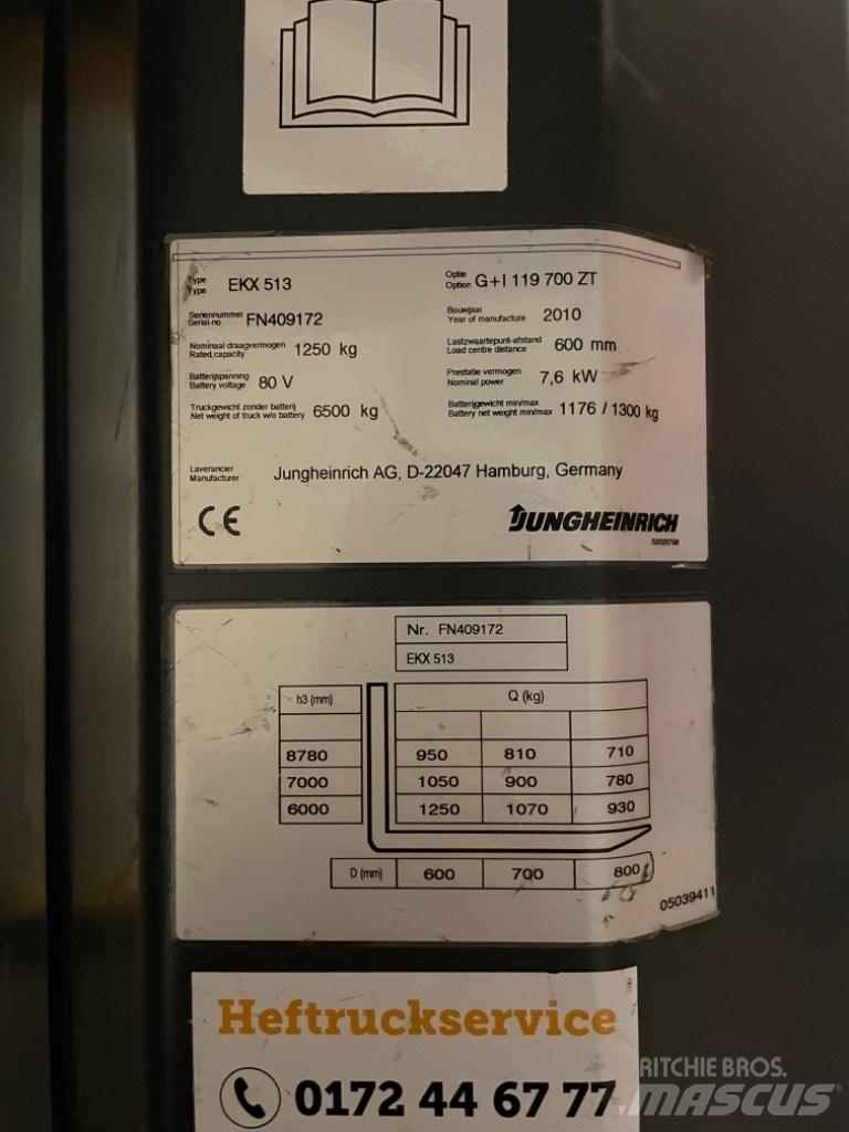 Jungheinrich EKX 513 하이 리프트 오더 피커