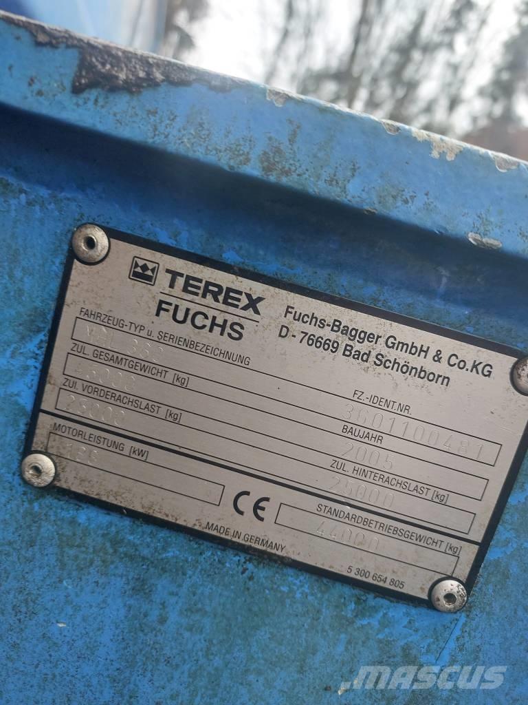 Terex Fuchs MHL 360 파쇄용 굴삭기