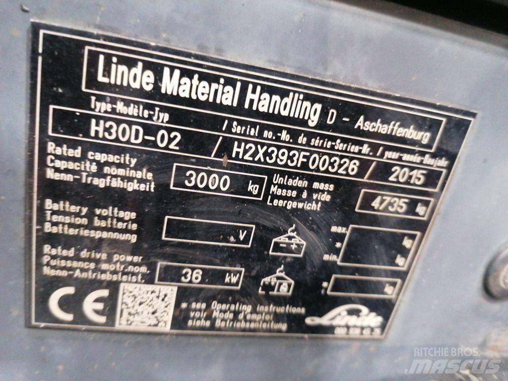 Linde H30D-02 디젤 지게차