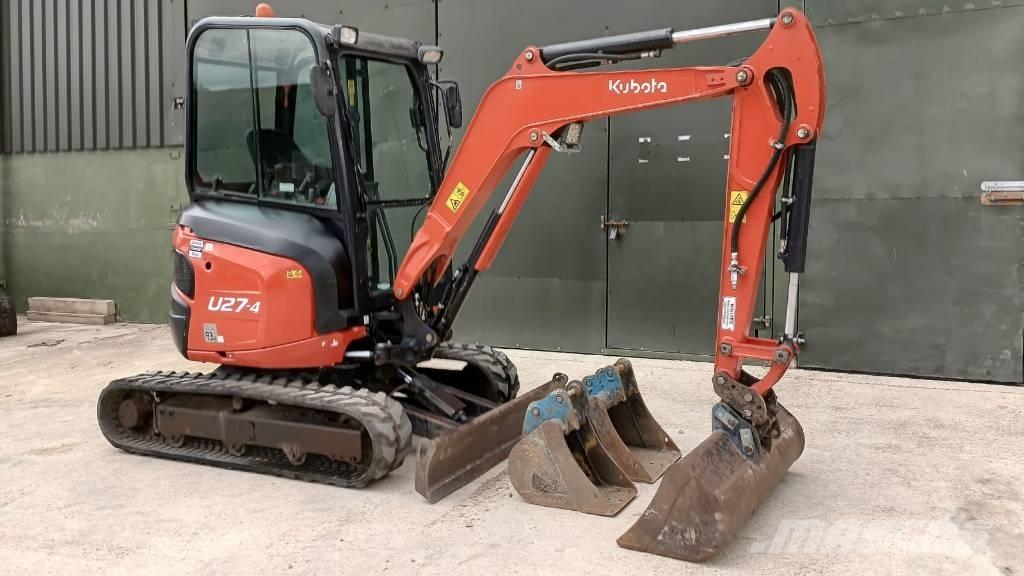 Kubota U 27-4 소형 굴삭기 7톤 미만