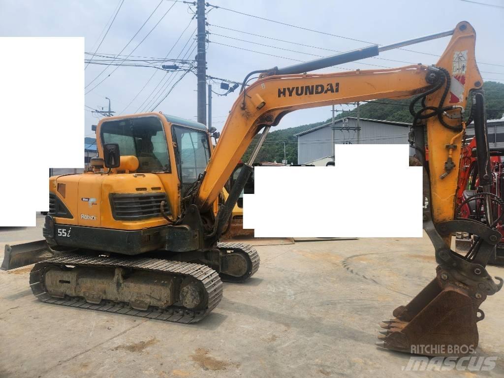 Hyundai Robex 55 소형 굴삭기 7톤 미만