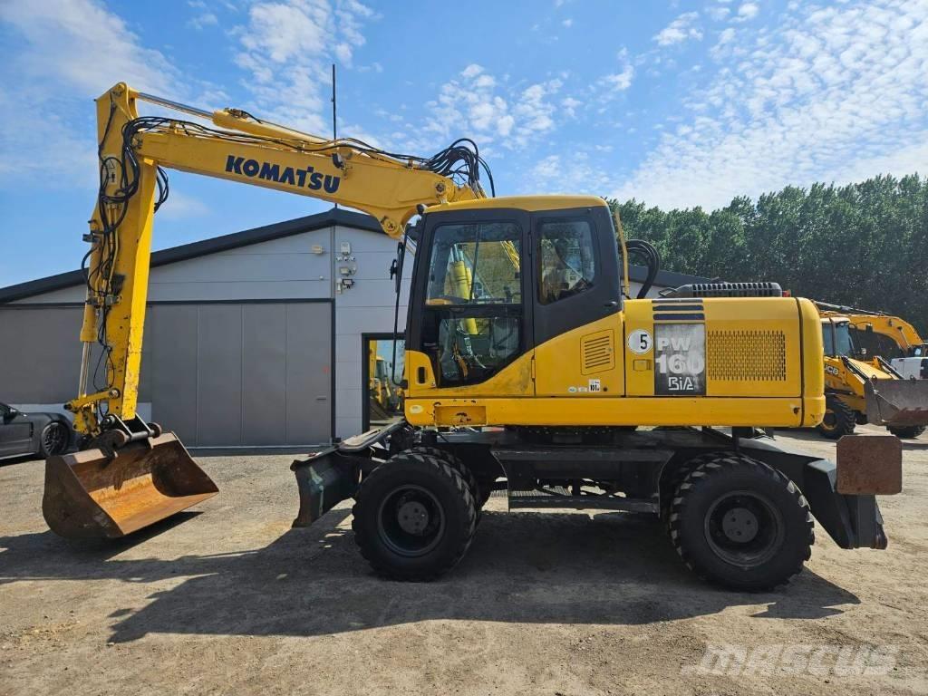 Komatsu PW 160-7  휠 굴삭기