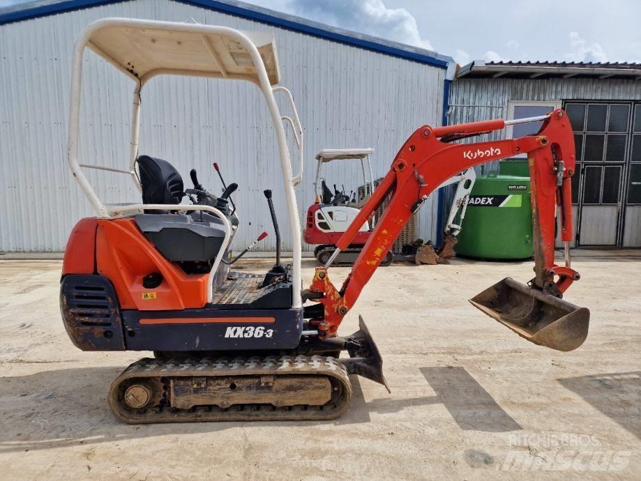 Kubota KX 36-3 소형 굴삭기 7톤 미만