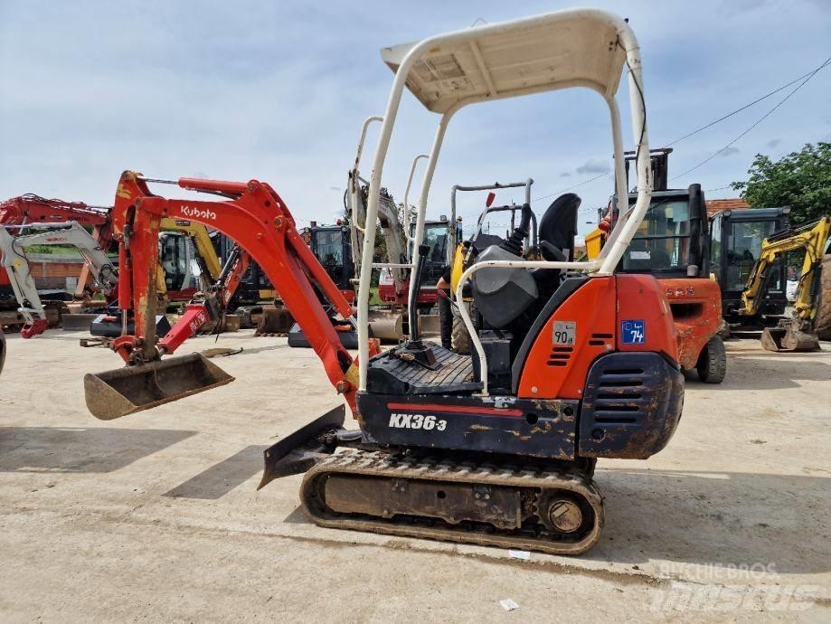 Kubota KX 36-3 소형 굴삭기 7톤 미만