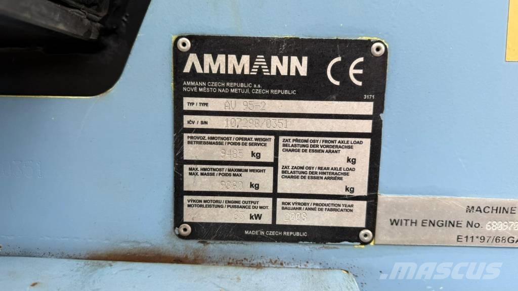 Ammann AV  95-2 트윈 드럼 롤러